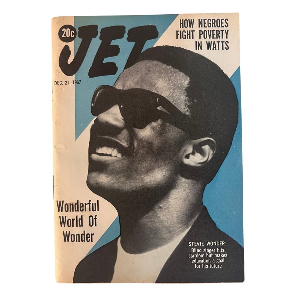 Vintage JET Magazine Dec 21 1967 Stevie Wonder Wonderful World of Wonder